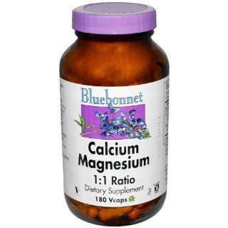 BLuebonnet   Calcium Magnesium 11 ratio   180 Veg Caps Health & Personal Care