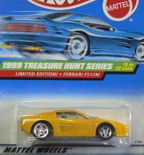 Hot Wheels 1999 Treasure Hunt Series Ferrari F512M, #5 of 12, #933 Toys & Games