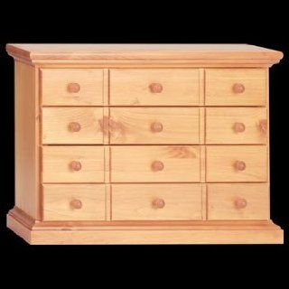 Apothecary Cabinets Country Pine Solid Pine, Chest Miniature Furniture Pine 18 in.H x 30 in.W.   Audio Video Media Cabinets
