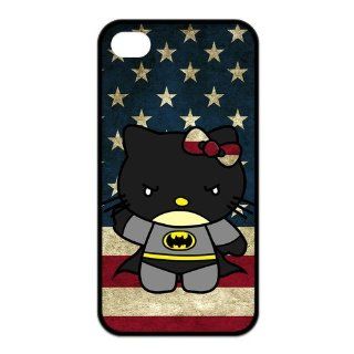 Funny Batman Hello Kitty Us Flag iPhone 4 4S Case Back Cover Protective Cases Shell at NewOne Electronics