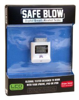 Safe Blow Digital Breath Alcohol Tester for iPhone / iPad / iPod Health & Personal Care