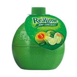 Realime Lime Juice, 4.5 Ounce Squeeze Bottles (Pack of 25)  Grocery & Gourmet Food