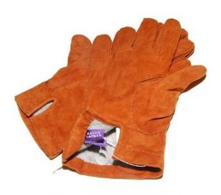 Ralph Lauren Purple Label Cashmere Suede Gloves 10 at  Mens Clothing store