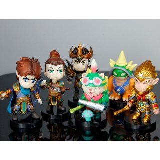 Ghope League of Legends LOL Jarvan IV Game PVC figures toy doll 6 pcs set New in box Toys & Games