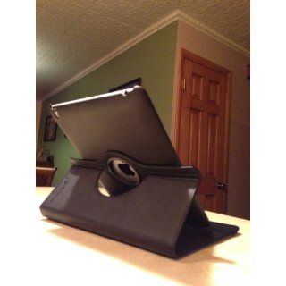 Devicewear Detour 360 Rotating Black Vegan Leather Case for iPad 2/3/4 Case with On/Off Switch (DET IP3 BLK) Computers & Accessories