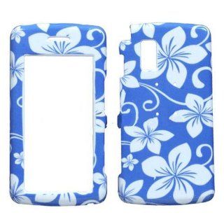 Hard Plastic Snap on Cover Fits LG CU920 CU915 VU Blue Hawaii AT&T Cell Phones & Accessories