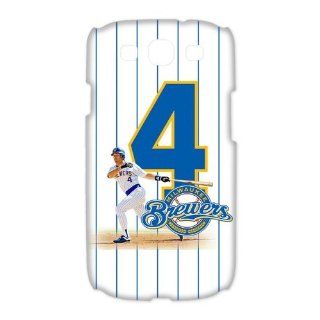 Milwaukee Brewers Case for Samsung Galaxy S3 I9300, I9308 and I939 sports3samsung 38582 Cell Phones & Accessories