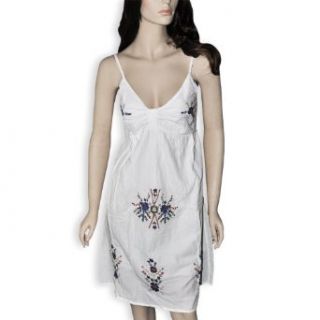 White Handmade Cotton Sundress for Girls Dresses Clothing