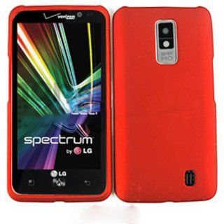 For Lg Spectrum Vs920 Non Slip Red Matte Case Accessories Cell Phones & Accessories