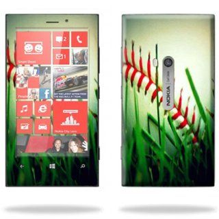 MightySkins Protective Skin Decal Cover for Nokia Lumia 920 Cell Phone AT&T Sticker Skins Softball Cell Phones & Accessories