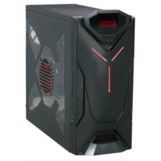NZXT 921RB 001 RD Guardian 921 RB ATX Black Steel Mid Tower Case No Power Supply Red LED Computers & Accessories