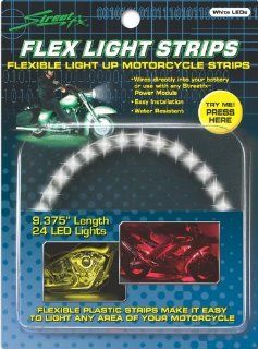 StreetFX Electropods Flex Light Strips Motorcycle Accent Lighting   White Automotive