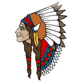 Tin Sign poster metal plaque Painting Tattoo Indian chief headdress   Prints
