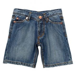 Makers USA Little Girls Boys Size 6 Blue Medium Denim Bermuda Shorts Makers USA Clothing