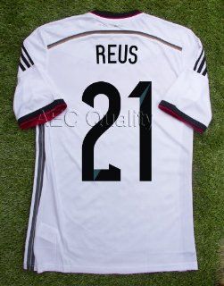 MARCO REUS #21 NEW 14 15 GERMANY HOME WHITE NATIONAL SOCCER JERSEY FOOTBALL SHIRT WC WORLD CUP 2014 (USA EXTRA  LARGE ( XL ))  Sports & Outdoors
