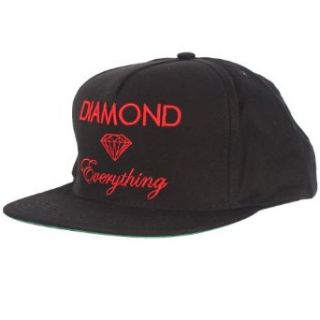 Diamond Supply Co.   Diamond Everything Snapback Hat in Black/Black, Size O/S, Color Black/Black at  Mens Clothing store
