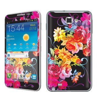 Samsung Galaxy Note i717 AT&T Vinyl Protection Decal Skin Rainbow Rose Cell Phones & Accessories