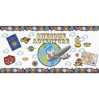 Awesome Adventure Postcard Bulletin Board Cutouts   Vacation Bible School & Classroom Supplies  Teaching Materials 