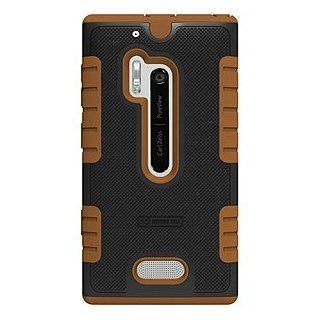 Duo Shield for Nokia Lumia 928, Black/Brown Cell Phones & Accessories