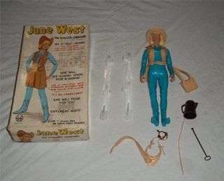 Vintage Jane West The Movable Cowgirl Doll Complete in Box 