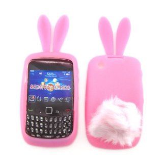 Aimo Bunny Cover Case for BlackBerry Curve 8520 8530/Curve 3G 9300 9330 Pink Cell Phones & Accessories