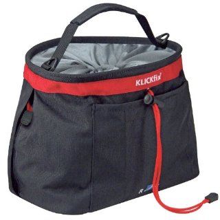 KlickFix bike bags handlebar Light Bag black red  Sports & Outdoors