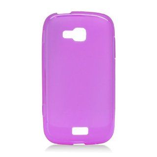 Purple Clear Frosted Flex Cover Case for Samsung ATIV Odyssey SCH I930 Cell Phones & Accessories