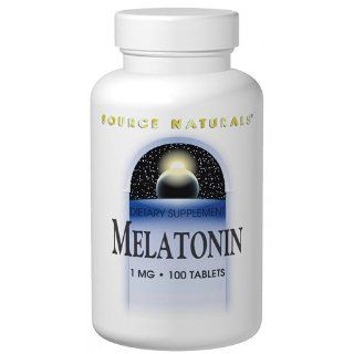 Source Naturals   Melatonin, 1 mg, 100 tablets Health & Personal Care