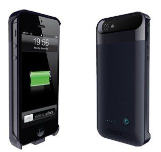 Alpatronix BX110 Extended Protective Rechargeable Battery Charging Case for iPhone 5 & iPhone 5S with Ultra Slim Removable External Battery Case / iOS 7+ Compatible features 2000mAh Built In Battery / Detachable Power Case / LED Indicator / Built In S