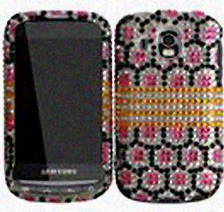 Pink Bee Hive Bling Gem Jeweled Crystal Cover Case for Samsung Transform Ultra SPH M930 Cell Phones & Accessories