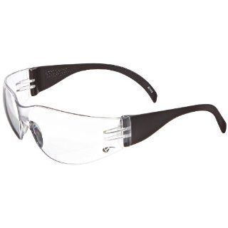 US Safety U93106 Citation Series 931 AF Wraparound Safety Glasses with Rubberized Temples, Clear Lens (Box of 12)