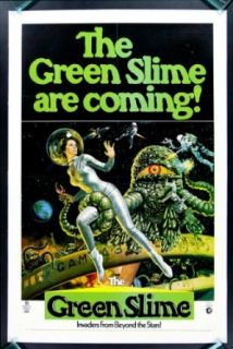 GREEN SLIME * MOVIE POSTER MONSTER HORROR SPACE SCI FI Entertainment Collectibles