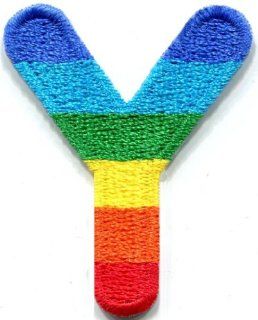 Letter Y Rainbow English Gay Lesbian Lgbt Alphabet Applique Iron on Patch S 932 Fast Shipping Ship Worldwide From Hengheng Shop 