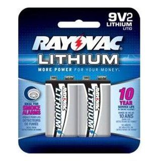 Rayovac Lithium 9V Size Battery, 2 Pack Electronics