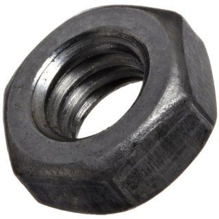 Steel Hex Nut, Zinc Plated Finish, Class 6, DIN 934, Metric, M1.6 0.35 Thread Size, 3.2 mm Width Across Flats, 1.3 mm Thick (Pack of 100)