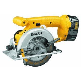 DEWALT DW935K 14.4 Volt 5 3/8 Inch Cordless Trim Saw Kit   Power Circular Saws  