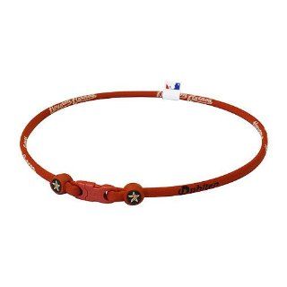 Phiten MLB Houston Astros Red X30 Titanium Necklace   18 Inch [Misc.]  Sports Fan Necklaces  Sports & Outdoors