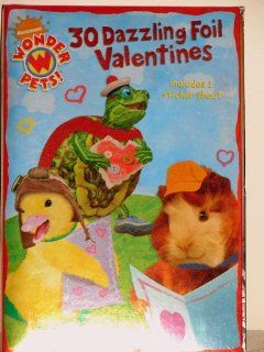 Nickelodeon Wonder Pets 30 Dazzling Foil Valentines with 1 Sticker Sheet Health & Personal Care