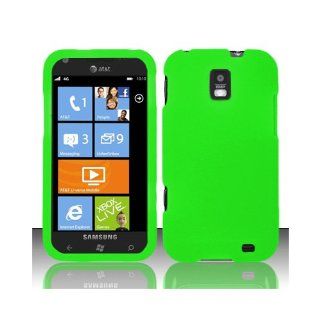 Green Soft Silicone Gel Skin Cover Case for Samsung Focus S SGH I937 Cell Phones & Accessories