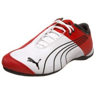 Puma Men's Future Cat M1 Sneaker,White/High Risk Red/Black,10 D(M) US Shoes