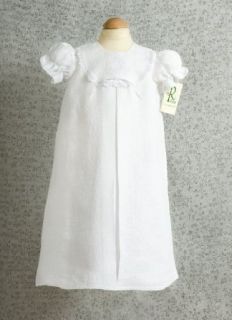 100% Linen Christening Gown, Hand Crafted in Ireland Clothing