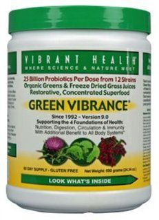 Vibrant Health Green Vibrance Family Size Power   60 Day Supply, 25.61 Ounce Health & Personal Care