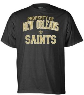 New Orleans Saints Black Property of T shirt  Saints Gear  Clothing