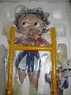 Betty Boop Porcelain Doll "Cheerleader" from The Danbury Mint Betty Boop Porcelain Doll Collection by Syd Hap   Collectible Figurines