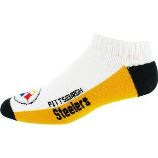 Pittsburgh Steelers Men's Color Block No Show Socks  Sports Fan Socks  Sports & Outdoors