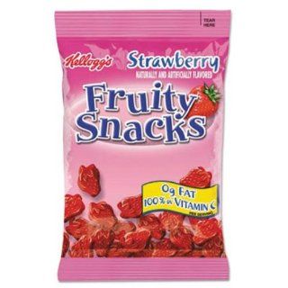 Kelloggs Fruity Snacks Strawberry  Gummy Candy  Grocery & Gourmet Food