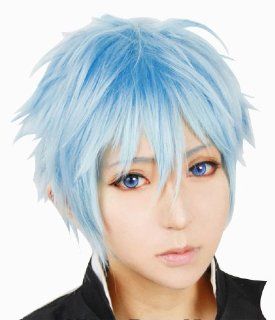Anangelhair +Free Hair Cap Kuroko's Basketball Tetsuya Kuroko Ice Blue Hair Cos Cosplay Wig Hallowmas  Hair Replacement Wigs  Beauty