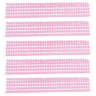 5 PCS MP5 Camera Phone Pink Glittery Faceted Beads Rhinestone Stickers Jewelry Seal Cell Phones & Accessories