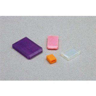 TapeCase Silicone Square Caps, 0.511in W x 0.040in L x 1.970in H   250 (Units/Package) Electrical Tape