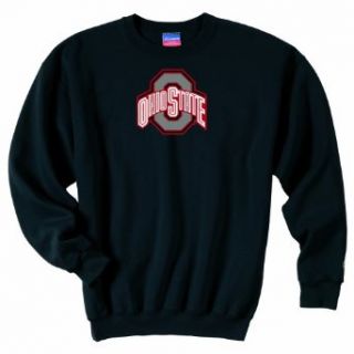 NCAA Ohio State Buckeyes Powerblend Crew, Black, Small  Sports Fan Sweatshirts  Clothing